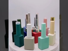 la bouteille polonaise givrée unique de colle 10ml/15ml de bouteilles en verre vides de vernis à ongles adaptent le logo aux besoins du client