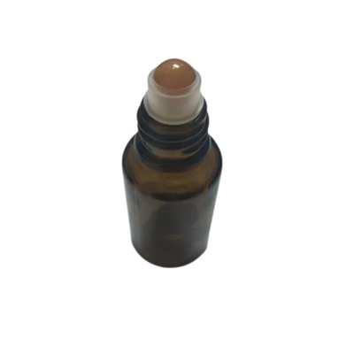 10ml Amber Glass Roller Bottles For Essential Oils UV Protection Aromatherapy Vials With Stainless Steel Rollerball