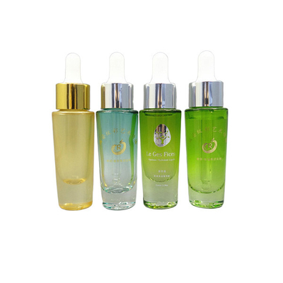 custom15ml glass dropper bottle high-grade  set empty colorful glass thick bottom dropper