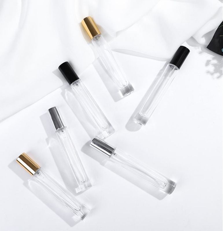 12ml Refillable Glass Perfume Bottle Round Empty Roller Bottles For Essential Oils